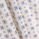 Popeline Blume Candy Blau - Ribes y Casals