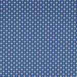 Popeline Flor Xania Blau - Ribes y Casals