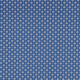 Popeline Flor Xania Blau - Ribes y Casals