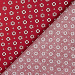 Popeline Flor Xania Rot - Ribes y Casals