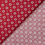 Popeline Flor Xania Rot - Ribes y Casals