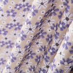 Baumwolle Popeline Floral Grau - Ribes y Casals