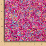 Amerikanische Patchwork-Batik Cachemire Fuchsia - Ribes y Casals