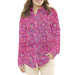 Amerikanische Patchwork-Batik Cachemire Fuchsia - Ribes y Casals