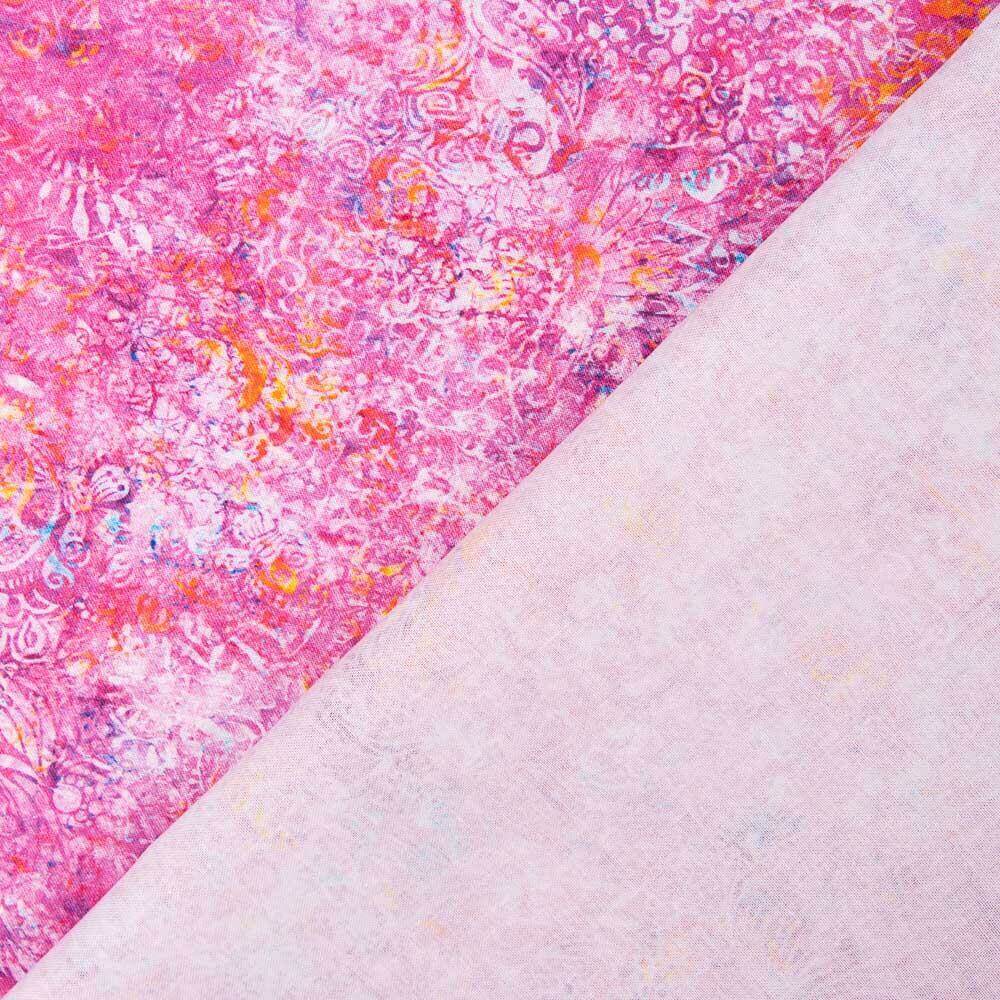 Amerikanisches Patchwork Batik Cachemire Rosa - Ribes y Casals