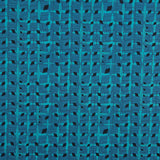 Popeline Baumwolle Geo Blau Canard - Ribes y Casals