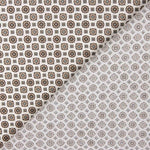 Popeline Flor Kubo Beige - Ribes y Casals