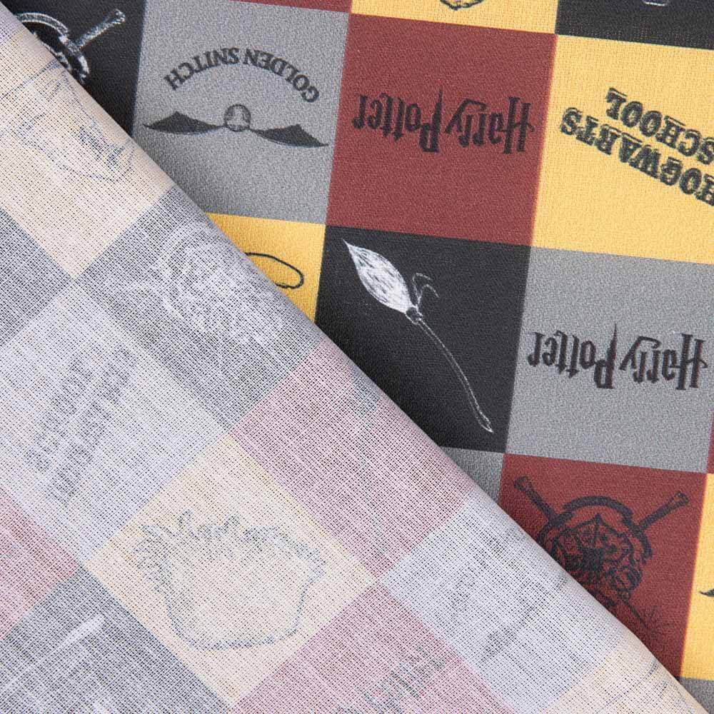 Harry Potter Damero Baumwolle Popeline - Ribes y Casals