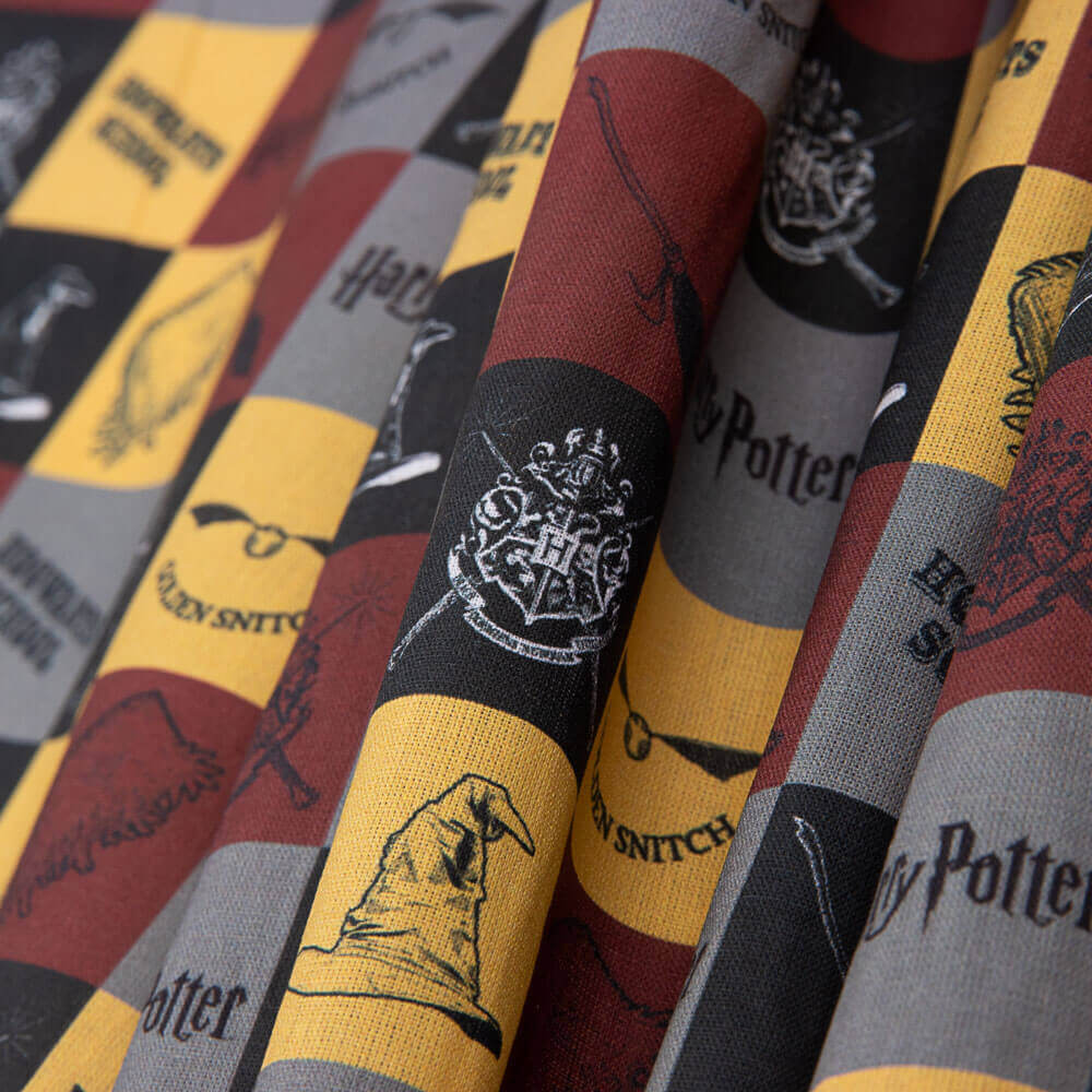 Harry Potter Damero Baumwolle Popeline - Ribes y Casals