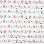 Doraemon lizenzierte weiße Popeline - Ribes y Casals