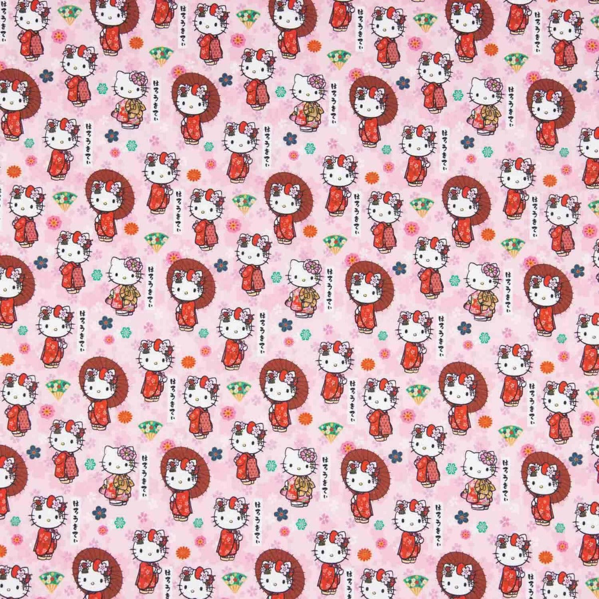 Popeline Hello Kitty Fucisa Lizenz - Ribes y Casals
