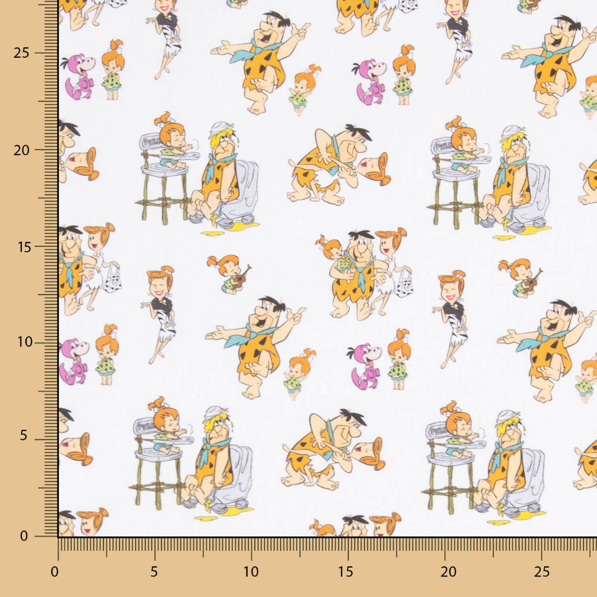Flintstones Baumwolle Popeline - Ribes y Casals