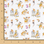 Flintstones Baumwolle Popeline - Ribes y Casals