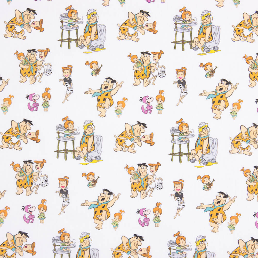 Flintstones Baumwolle Popeline - Ribes y Casals
