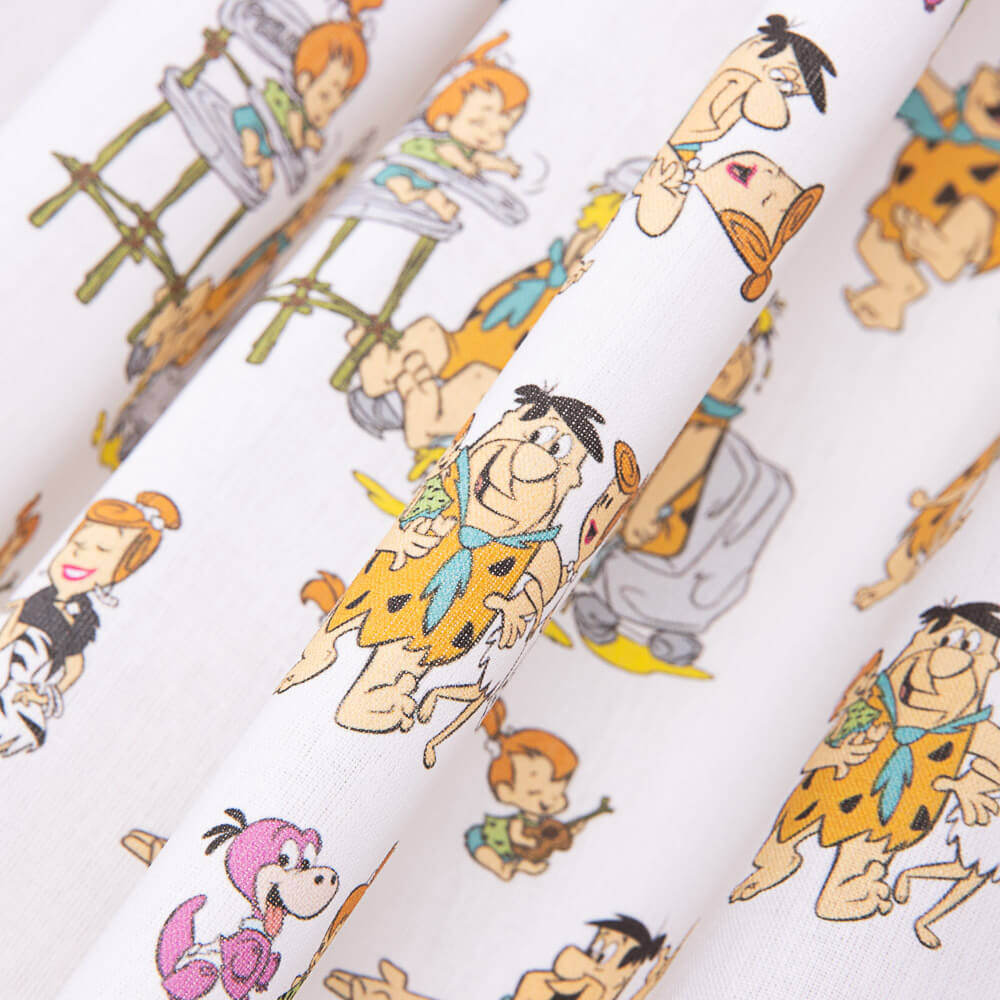 Flintstones Baumwolle Popeline - Ribes y Casals