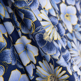Amerikanische Patchwork Maxi Blume Blau - Ribes y Casals