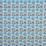 Super Mario Baumwolle Popeline Blau - Ribes y Casals