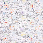 Popeline Baumwolle Baumwolle Schiefer Mathematik - Ribes y Casals