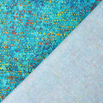 American Patchwork Batik Stickerei Türkis - Ribes y Casals