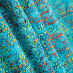 American Patchwork Batik Stickerei Türkis - Ribes y Casals