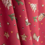 Weihnachten Popeline Windlichter Rot - Ribes y Casals