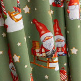 Popeline Weihnachtswichtel Grün - Ribes y Casals