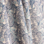 Vintage Paisley Popeline Vintage Blau - Ribes y Casals