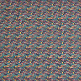 Baumwoll-Popeline Popeline Koi Fish Grün 100 x 140 cm - Ribes y Casals