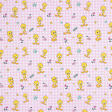 Popeline Baumwolle Tweety Rosa - Ribes y Casals