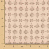 Maya Bedruckte Spandex-Popeline Popeline Druck 95 x 145 cm - Ribes y Casals