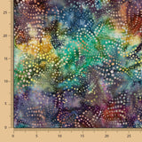 Mehrfarbige Tupfen-Batik - Ribes y Casals