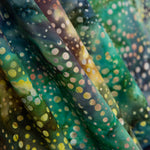 Mehrfarbige Tupfen-Batik - Ribes y Casals