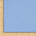 Mini Blue Checked Cotton Poplin - Ribes y Casals