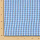 Mini Blue Checked Cotton Poplin - Ribes y Casals