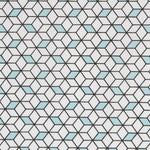 Popeline Baumwolle Cubic Blau - Ribes y Casals
