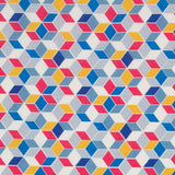 Kubische Baumwollpopeline Multicolor Multicolor - Ribes y Casals