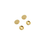 Prym Bezugsknöpfe 323151 Goldfarben 15 mm – 6 Stück - Ribes y Casals