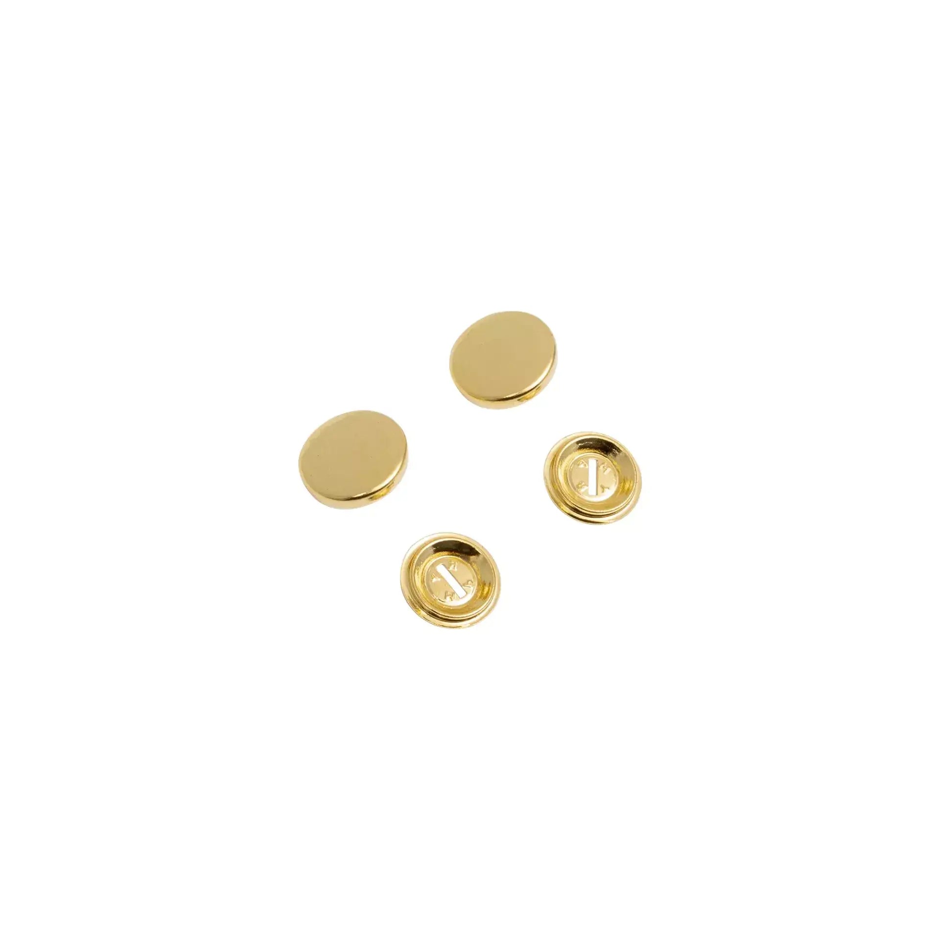 Prym Bezugsknöpfe 323151 Goldfarben 15 mm – 6 Stück - Ribes y Casals
