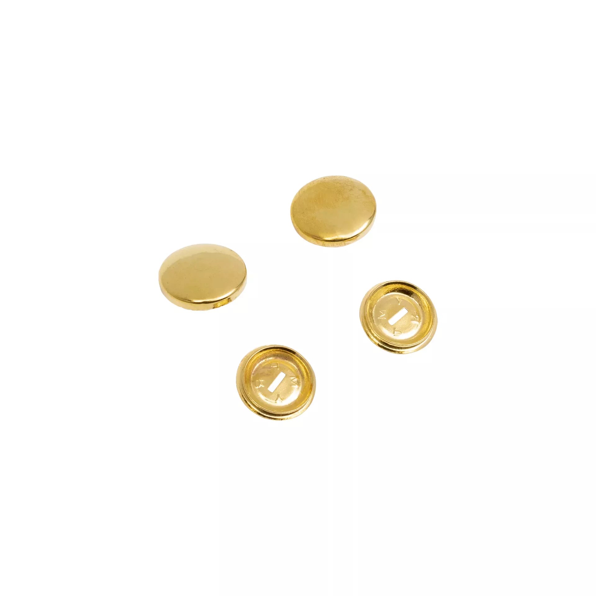 Prym Bezugsknöpfe 323152 Goldfarben 19 mm – 5 Stück - Ribes y Casals