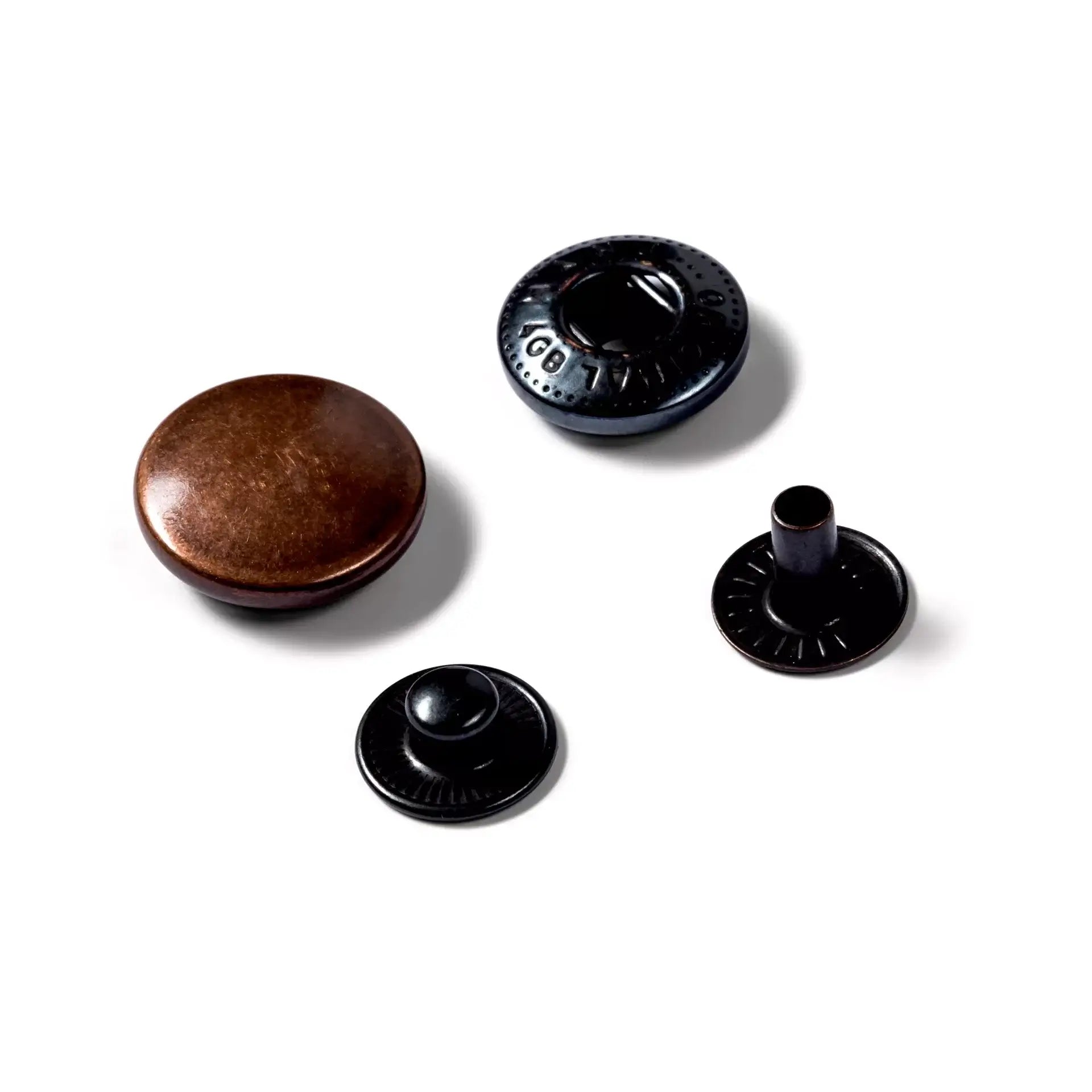 Prym Anorak Druckknöpfe 15 mm Altkupfer - Ribes y Casals