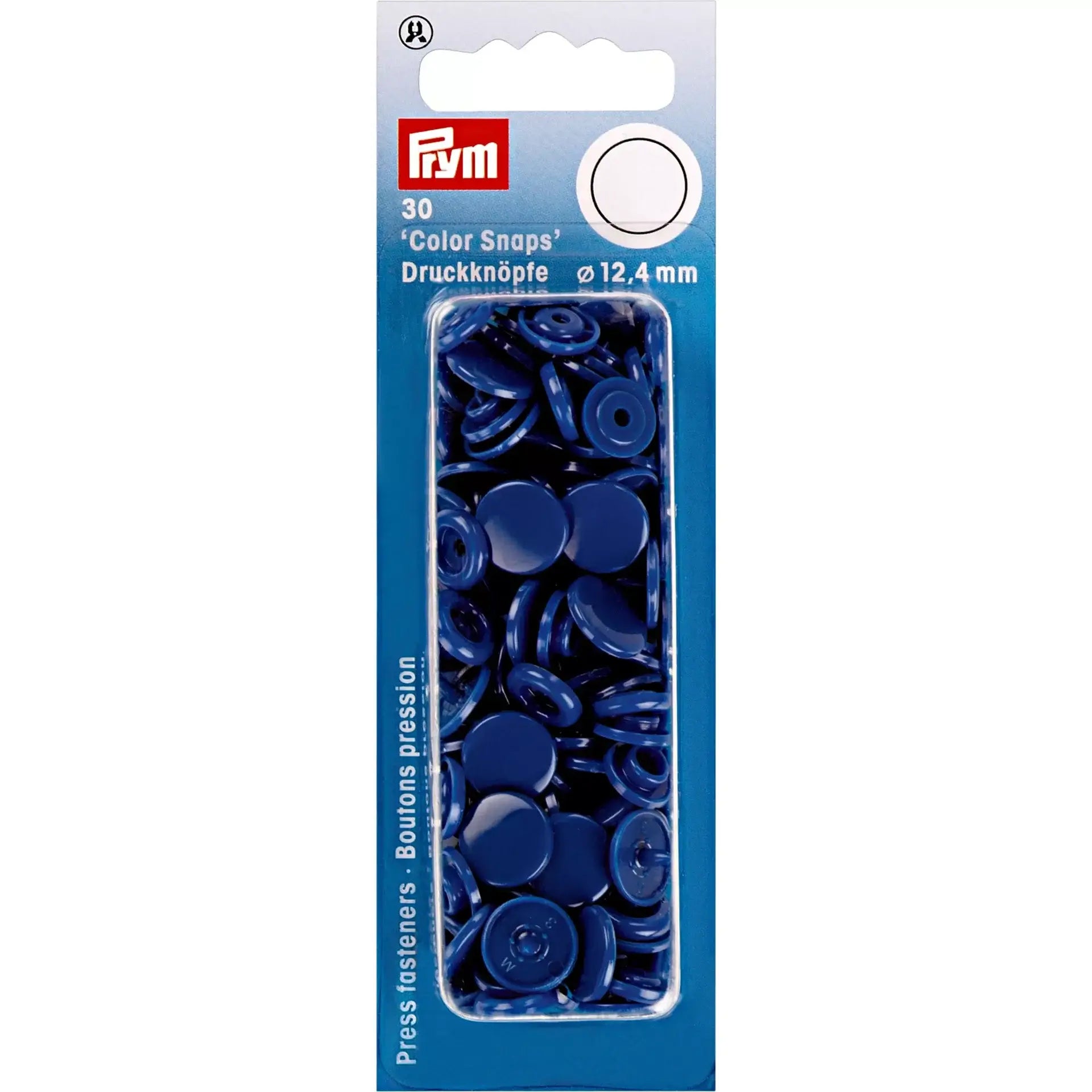 Prym Color Snaps Druckknöpfe 12,4 mm Königsblau - Ribes y Casals