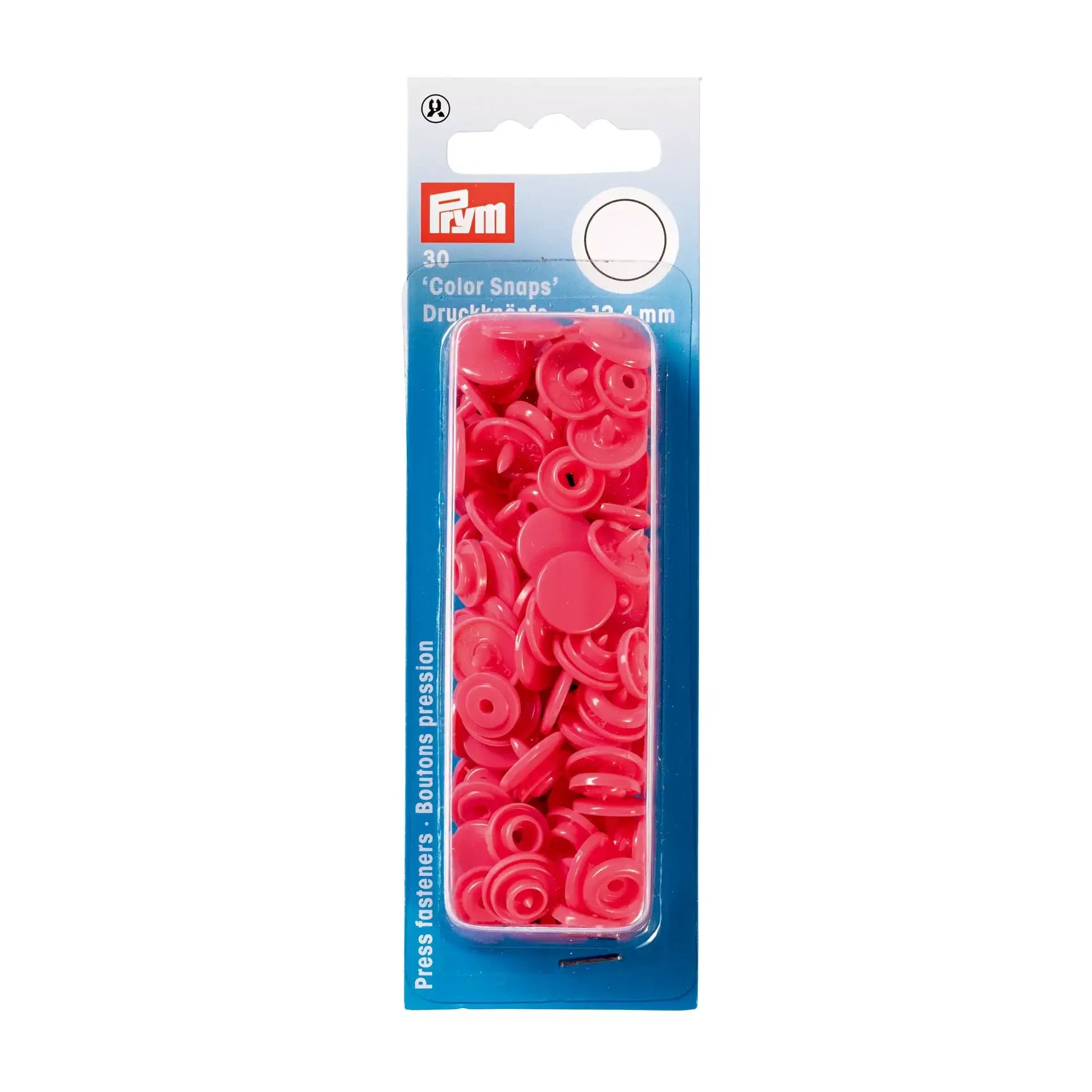 Prym Color Snaps Druckknöpfe 12,4 mm Himbeer-Fuchsia - Ribes y Casals