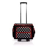 Nähmaschinen-Rollwagen Polka Dots Schwarz - Ribes y Casals
