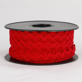 Spitze Baumwolle Rot 10mm - Ribes y Casals