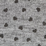 Grauer Glitzer-Fleece-Strick - Ribes y Casals