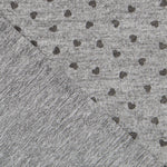 Grauer Glitzer-Fleece-Strick - Ribes y Casals