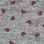Violettes Glitzerfleece-Strickmuster - Ribes y Casals