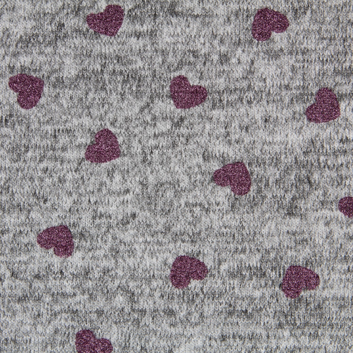 Violettes Glitzerfleece-Strickmuster - Ribes y Casals