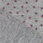 Violettes Glitzerfleece-Strickmuster - Ribes y Casals