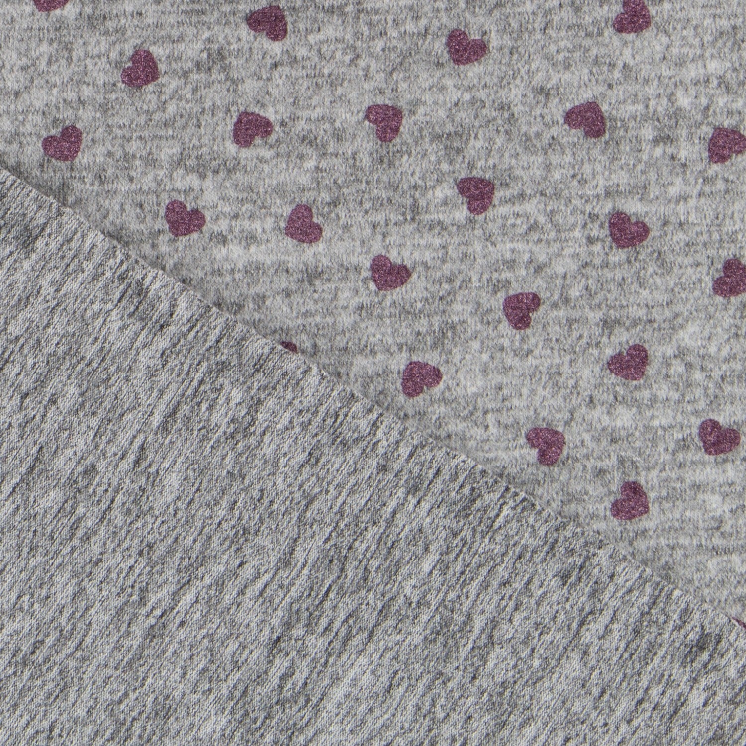 Violettes Glitzerfleece-Strickmuster - Ribes y Casals